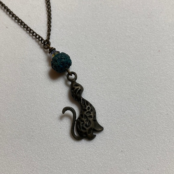 Handmade Ballerina in Aqua Nutcracker Christmas Necklace - Picture 12 of 12